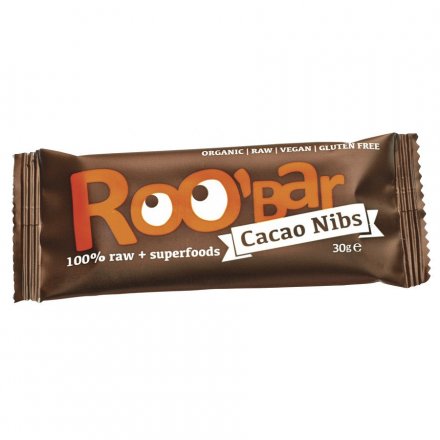 Roo'bar Powerriegel - Kakaonibs & Mandel