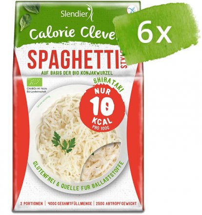 Kalorienarme Konjak-Spaghetti - 6er-Pack