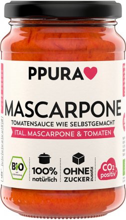 Sugo Tomate &amp; Mascarpone - aus hochwertigen Bio-Zutaten hergestellt