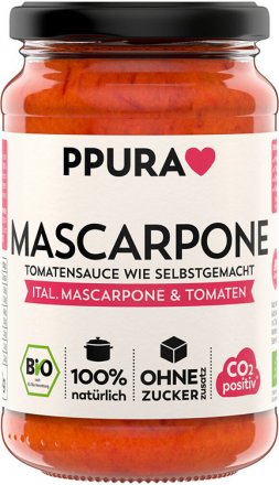 Sugo Tomate & Mascarpone - aus hochwertigen Bio-Zutaten hergestellt