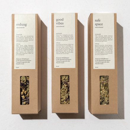 Kruut Wildkräuter-Räucherbündel Good Vibes - Bio - 74g