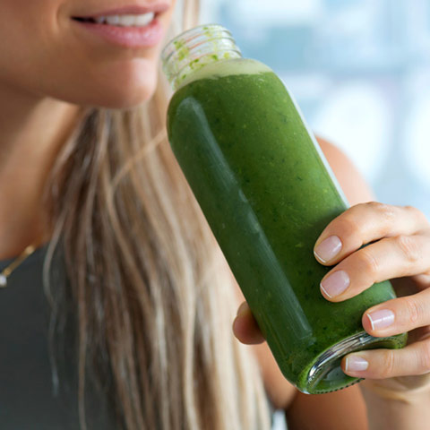 Spirulina Pulver Smoothie