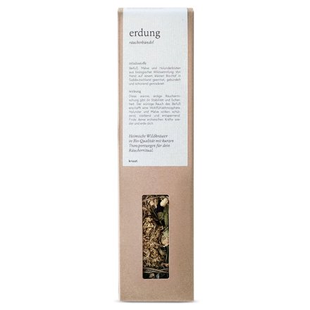 Kruut Wildkräuter-Räucherbündel Erdung - Bio - 74g