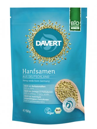 Ungeschälte Bio-Hanfsamen aus Deutschland