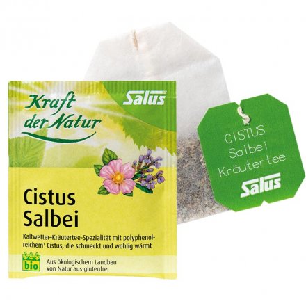 Bio-Kräuterteemischung mit Cistus und Salbei