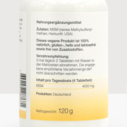 MSM Tabletten